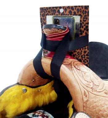 Showman Smart Phone Cheetah Print Case for Saddle #2